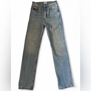 High Rise Wide leg Light Blue Jeans